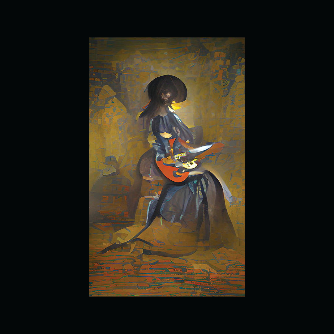 Lady Dorian and Guitar